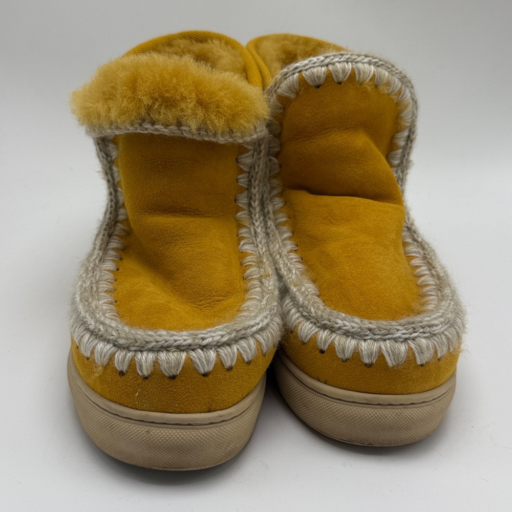 Mou yellow Eskimo boots size 8.5 winter - Picture 4 of 5